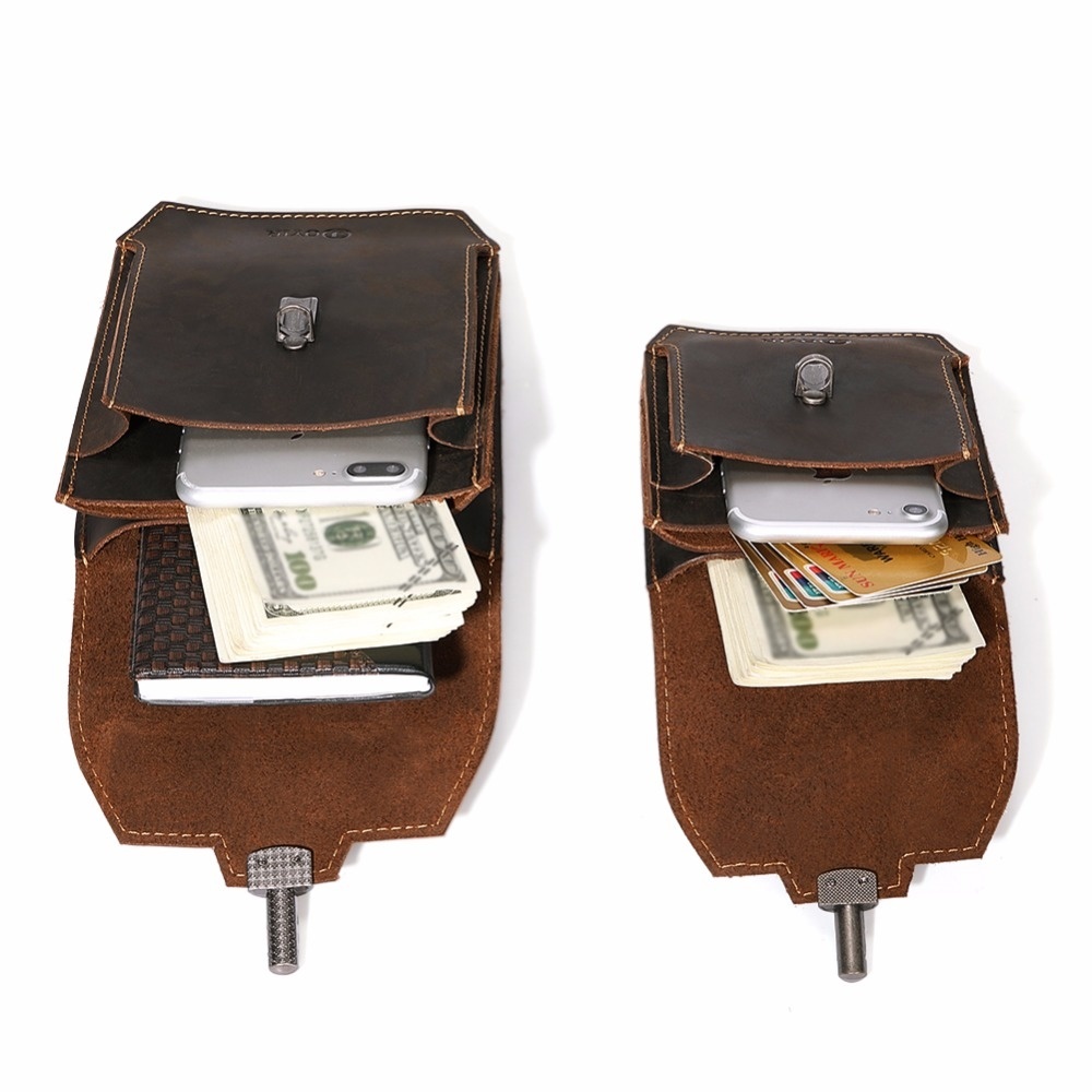 Summer Bag Men Chest Pack Casual Crazy Horse Leather Crossbody Double Waist Packs s Travel Male Vintage cc5f3