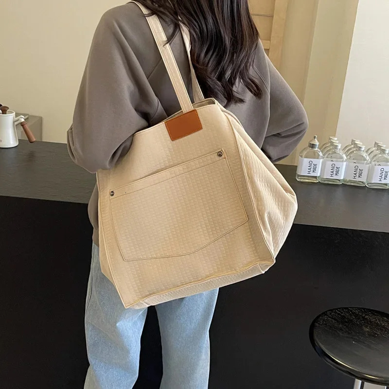 Womens Shoulder Bag Fashion Handbag Canvas Womens Handbag Store Large Handbag Student Backpack Bolsos Mujeres 241111