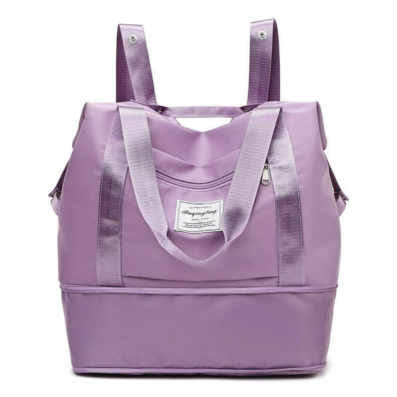 Multi Functional Double Back Travel Bag Expandable Capacity and Luggage Storage Bag Lightweight Leisure and Fitness Bag