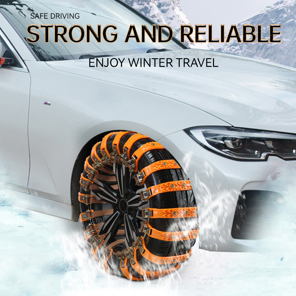 Car Anti-skid SUV General Purpose Mud Tires Winter Universal Non-slip Thickened Widened Wheel Snow Chain