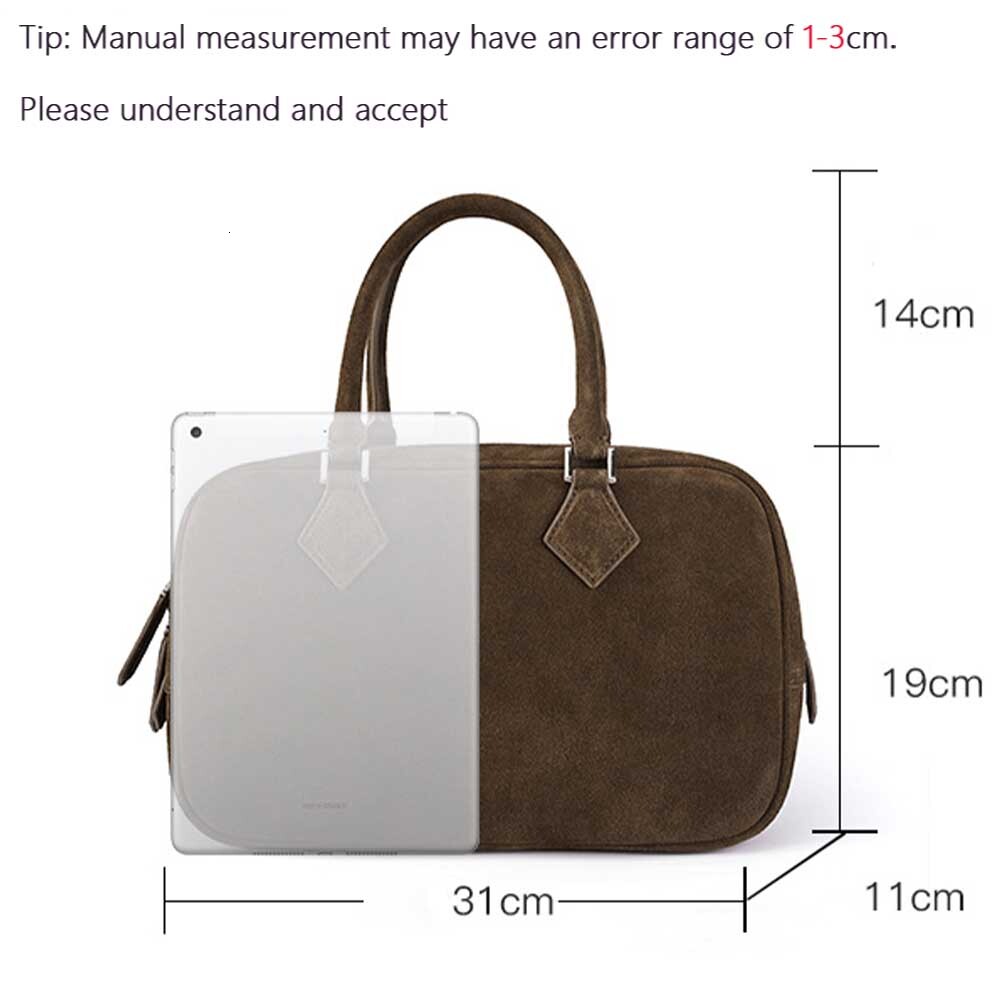Boston Bags Genuine Leather Woman Tote Crossbody Vintage Bowg Handbag Purses Suede Cowhide Pillow New Genuine Leather BagVoyage