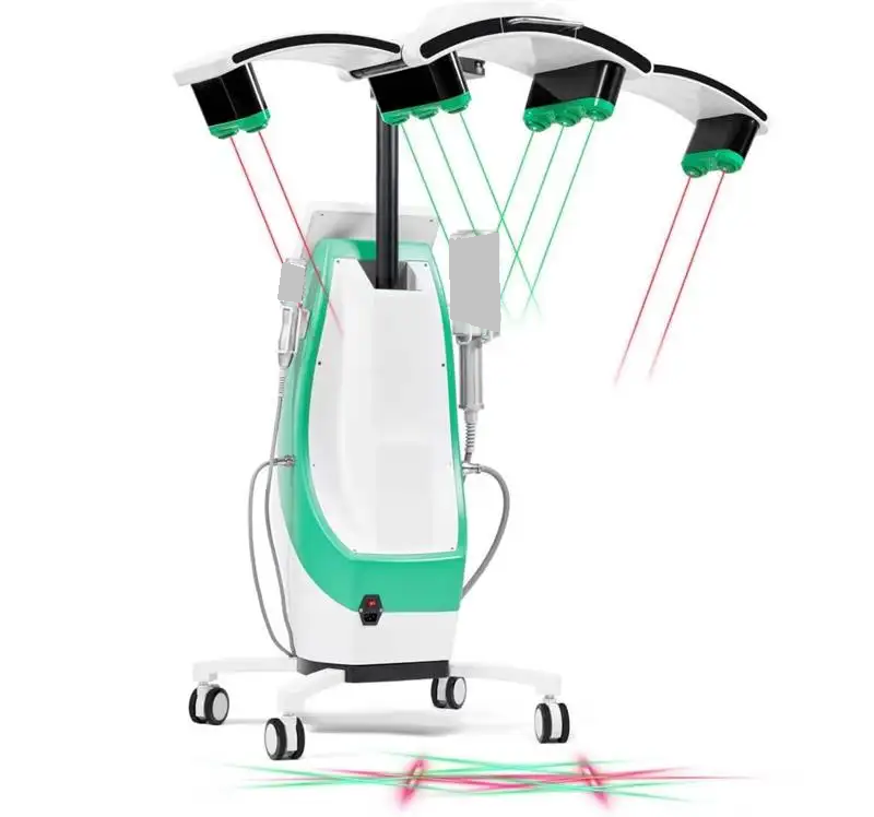 10D Inner Ball Roller Body Slimming Face Lifting Machine 10d 523nm Laser Cold Green Laser Burning Fat Skin Tightening Machine