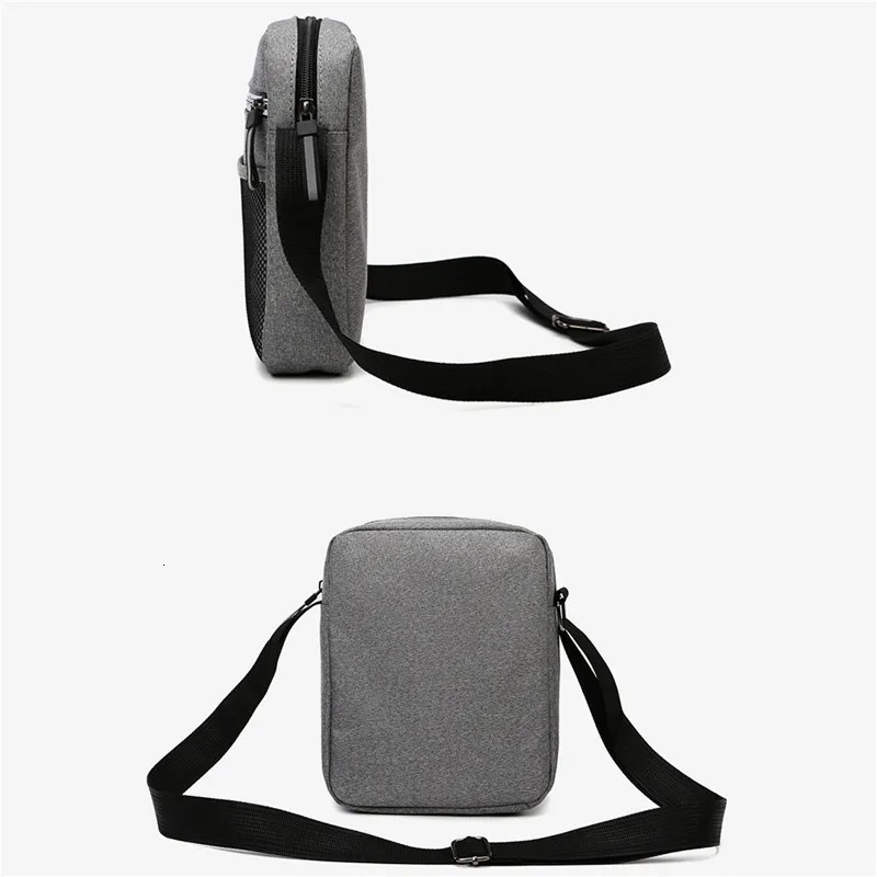 Men Messenger Bag Crossbody Shoulder Bags Fashion Canvas Casual Handbags Small Sling Pack for Work Business Satchel Purse 241111