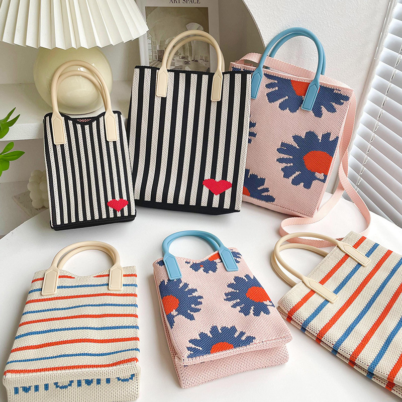 Women Mini Candy Color Crossbody Bag Japanese Casual Geometric Mobile Phone Bags Small Purse Multifunctional Square Shoulder Bag