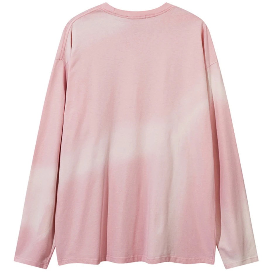 Mens retro long sleeved T-shirt cartoon pattern hip-hop oversized T-shirt unisex casual loose T-shirt top street Y2K T-shirt 241112