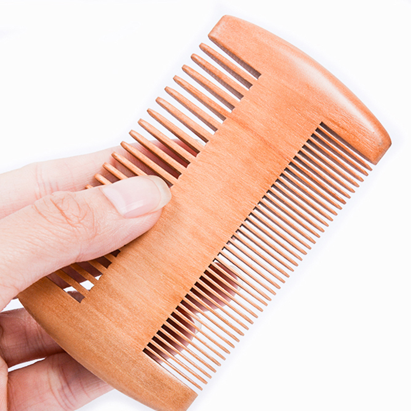 Professional Soft Boar Bristle Wood Beard Comb Hairdresser Shaving Brush Tools Men Mustache Comb Kit Gift Bag Free Shipping