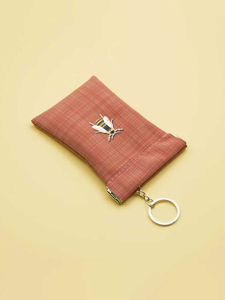 Key Wallets PU Leather Female Scratch-Resistant Decor Pearls Crystals Light White ddbc0