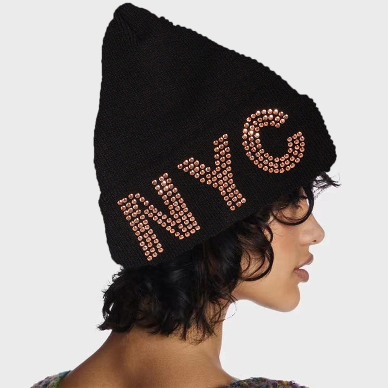 Multiple Color Teens Beanie Elastic Windproof Drill Ear Protector Hat Winter Cycling Skiing Supplies 57BD