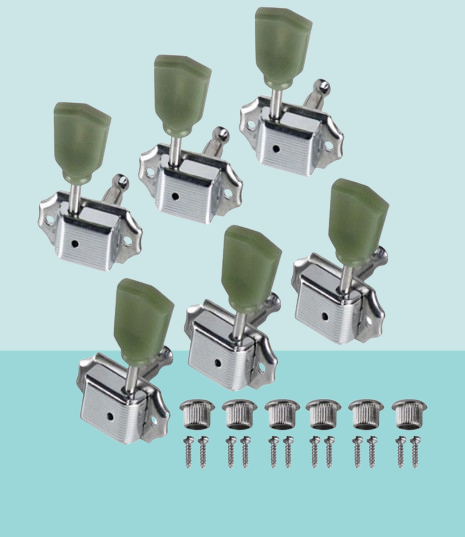 3R3L Vintage Style Acoustic Guitar Tuning Pegs Machine Heads for Gibson Les Paul LP Guitar Replacement