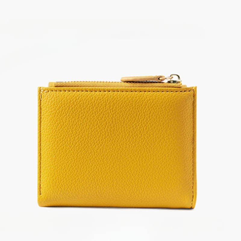 Small Pu Leather Women Wallet Mini Lady Coin Purse Pocket Yellow Female Wallet Girl Purse Brand Designer Women Purse