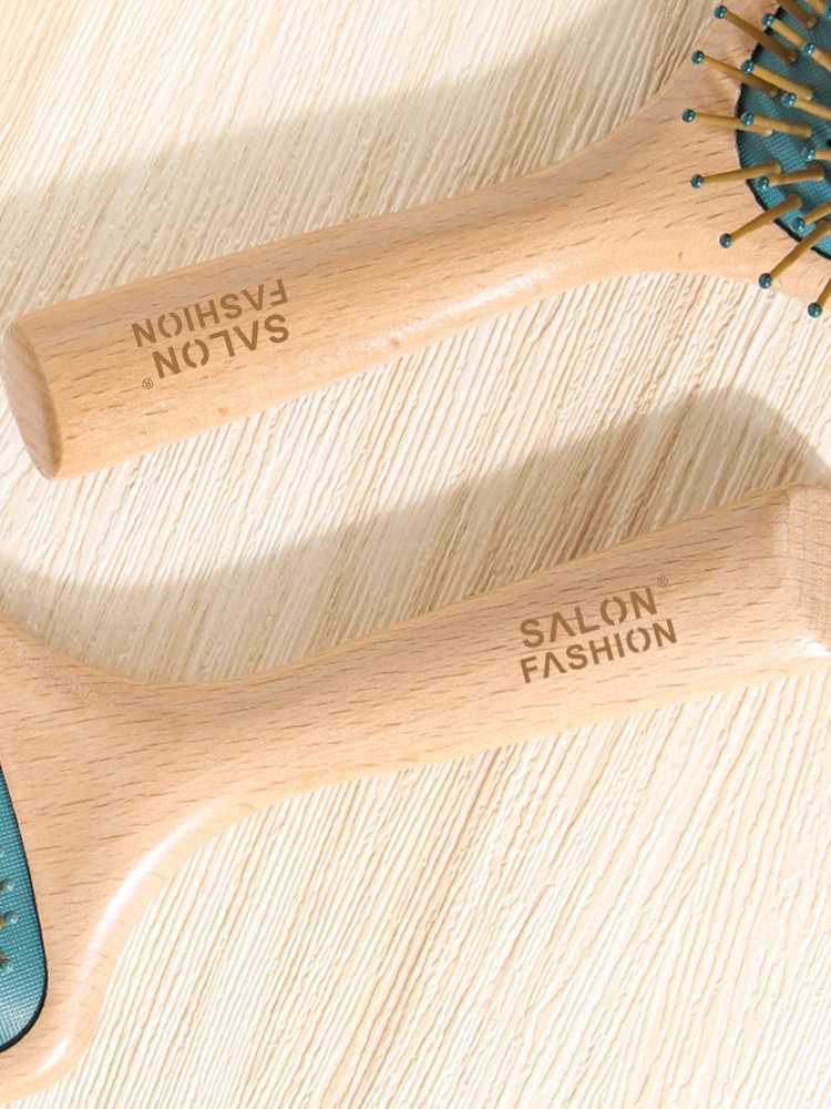 High quality wooden comb professional health paddle hair care pad hair removal massage brush hair brush scalp care healthy comb W241112