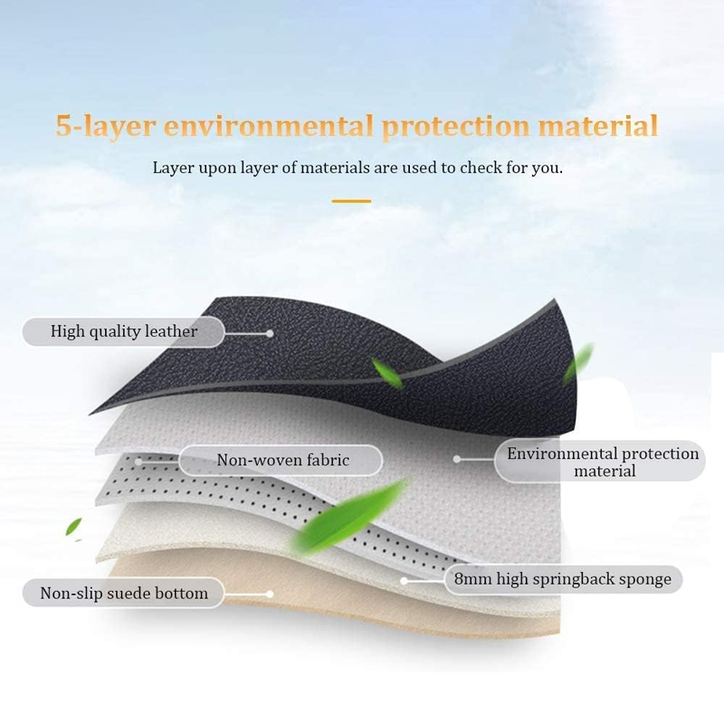 Car Floor Mat For Mitsubishi Outlander Phev 2023 Waterproof Leather Dia Carpet Woman Interior Auto Accessory