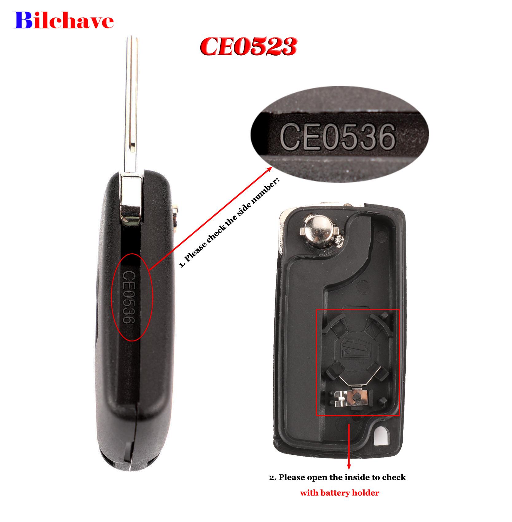 jingyuqin 2/3/4 Buttons Flip Remote Car Key Shell Case for Peugeot 207 307 308 407 607 807 Parer Citroen C2 C3 C4 C5 C6 Xsara 9d350 5 6aeb3