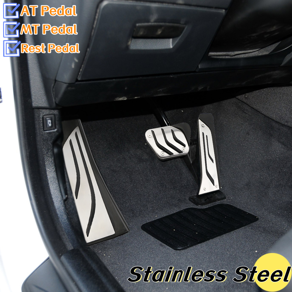 LHD Car Pedals For M 5-Series 523i 528i 530i 535i 550i E65 E67 E68 F01 F02 F10 F11 F07 F12 F13 Pads Parts Cover