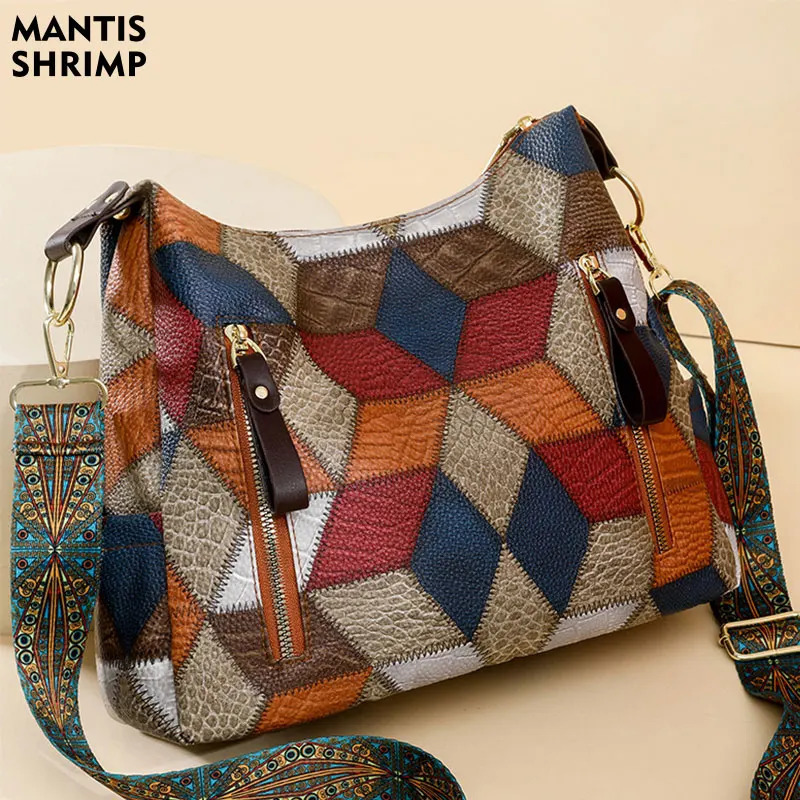 Women Bag Soft PU Leather Purse Quality Female Shoulder Messenger ner Large Capacity Handbag Ladies Packs 241111