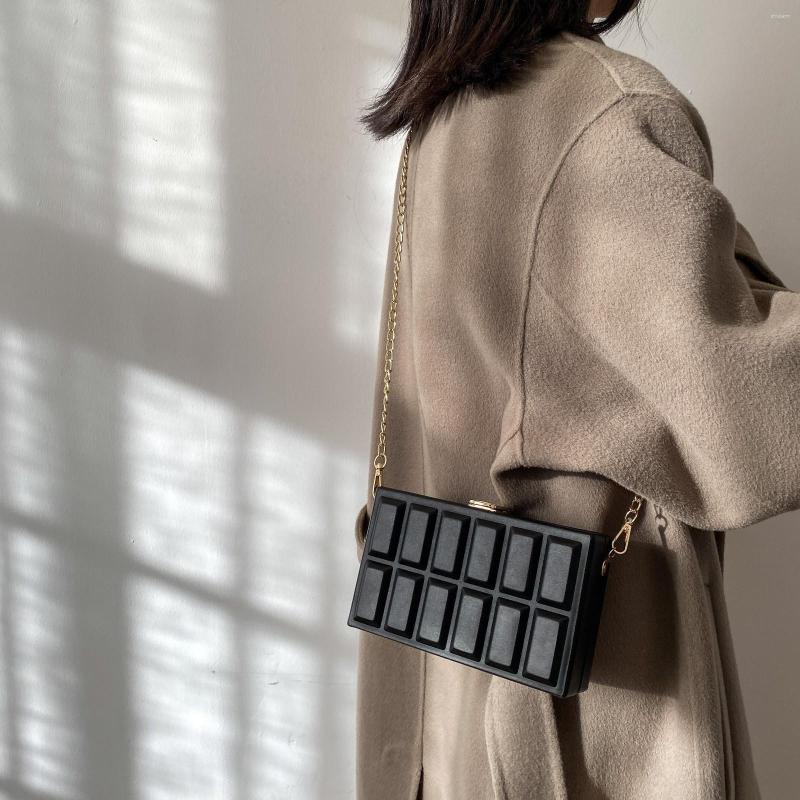 2025 NEW Bag Winter Korean Version Of The Fashion Shoulder Slung Women's Chocolate A Generation Hair zhanyishengli