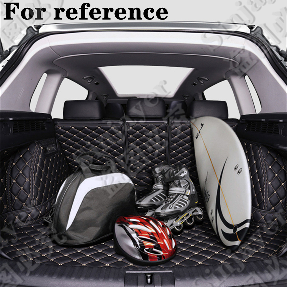 Car Fit Trunk Custom Mat For BYD Dolphin EA1 2023 2022 2021 Rear Cargo Liner Tail Boot Tray lage Pad Carpet Parts Accessories smile