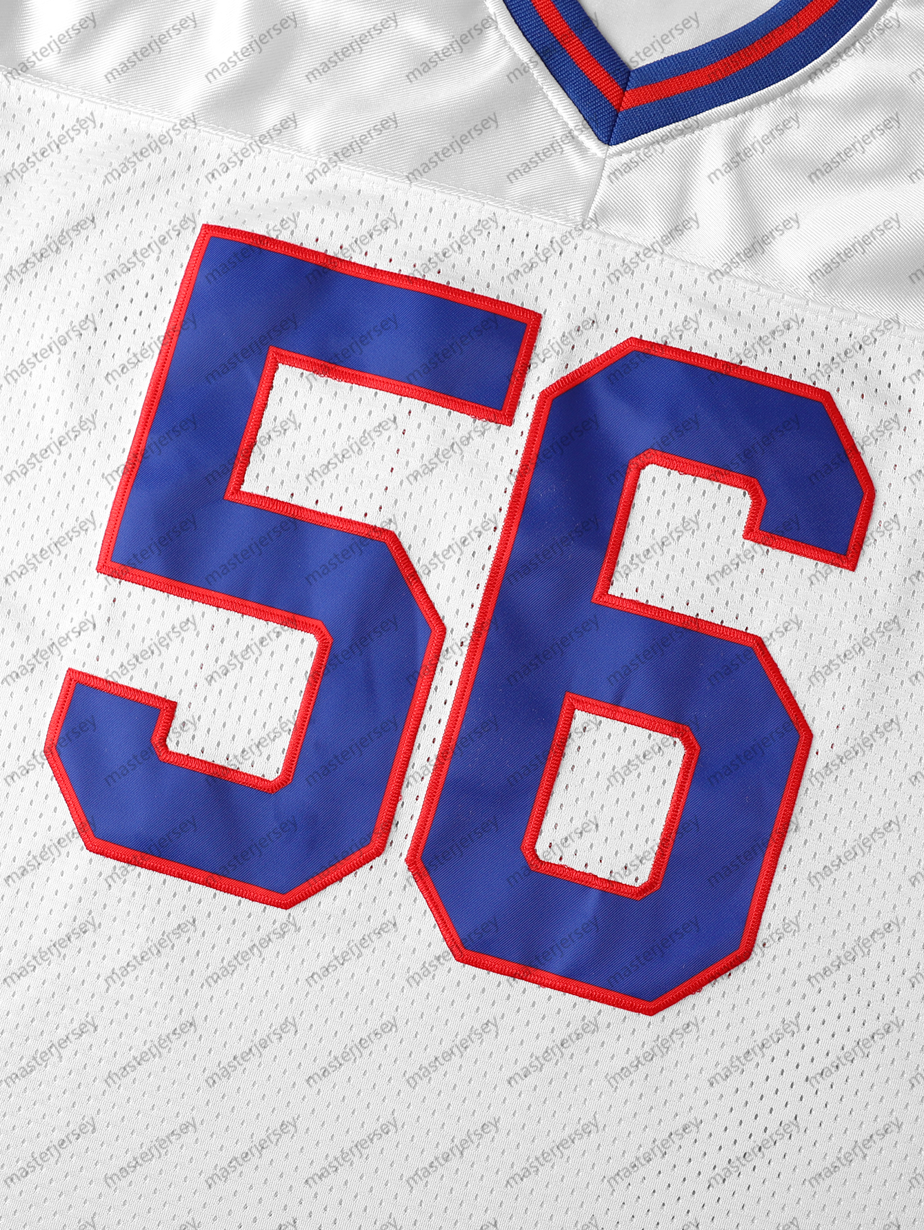 #56 TAYLOR Comfy V-Neck Football Jerseys Men Mesh Embroidery For Training And Competition Breathable Moisture-Wicking Short Sleeve Top for Active Jers