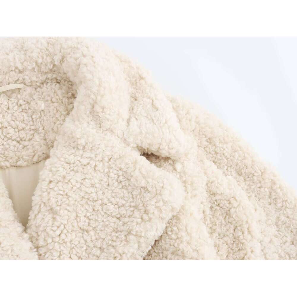shanshi fur coat women autumn lazy style artificial fur lambhair coat jacket for women