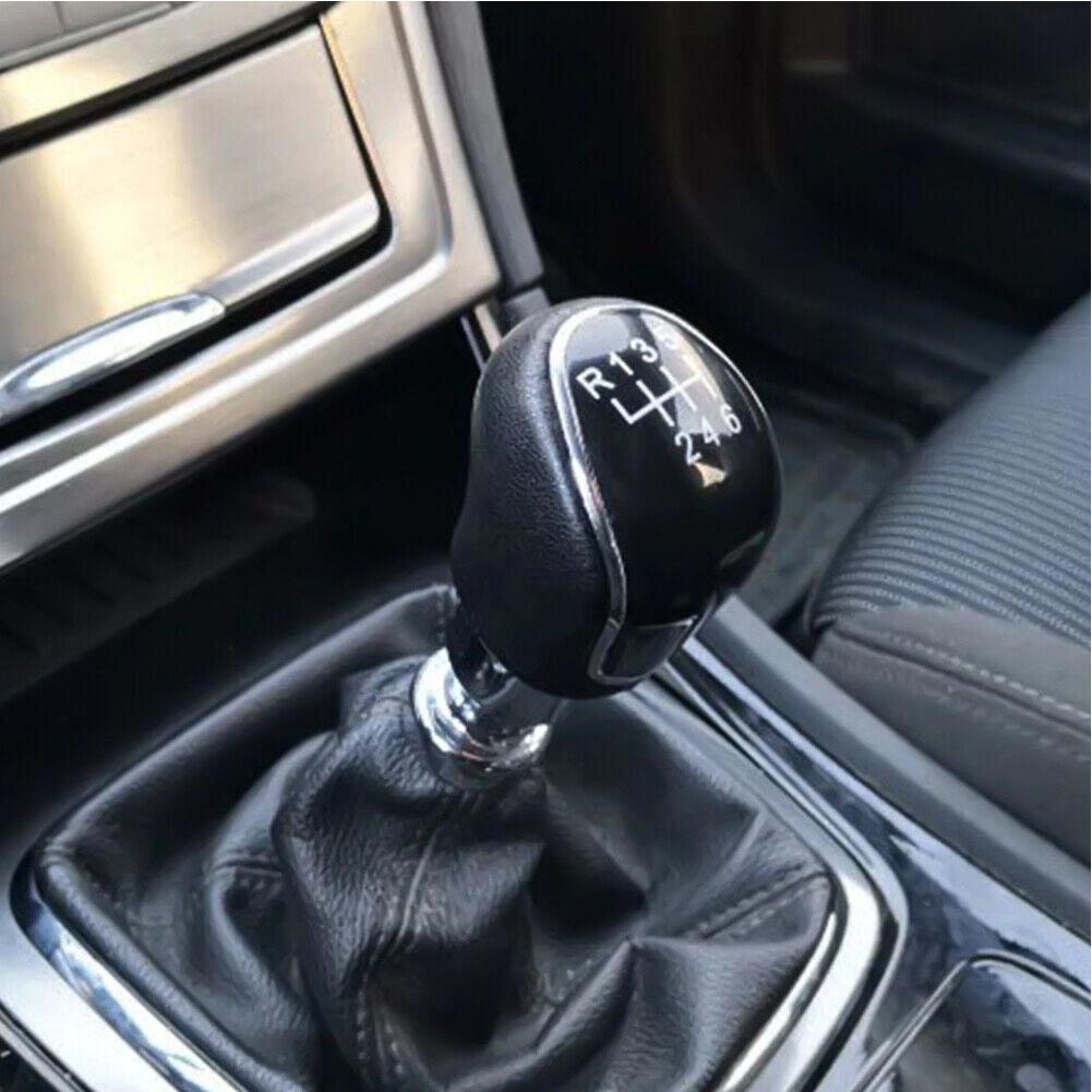 Speed Gear Shift Knob for FORD eo For S Max C Focus Kuga Leather Shifter Lever Arm Headball Car Accessories 5