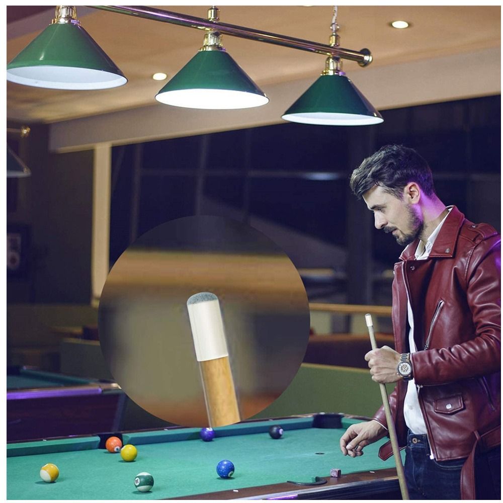 10PCS Tips Pool Cue Billiard Replacement Snooker Billard Soft Kit Repair Ferrules Tip Screw Stick Cues Accessories