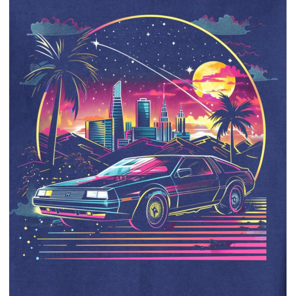 Long Sleeve Shirts for Men sweatshirt Retro Sunset Synthwave 80s Nostalgia Vaporwave Synth Pop Sweatshirt T shirt Tee Streetwear Casual tops clothes