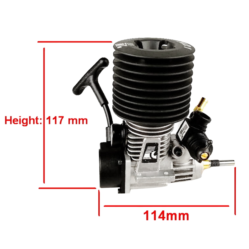 Professional Rc Car Nitro Engine for 1:8 Buggy Monster Truggy R21 Engine 3.46CC Pull Starter for HPI NANDA KYOSHO LOSI