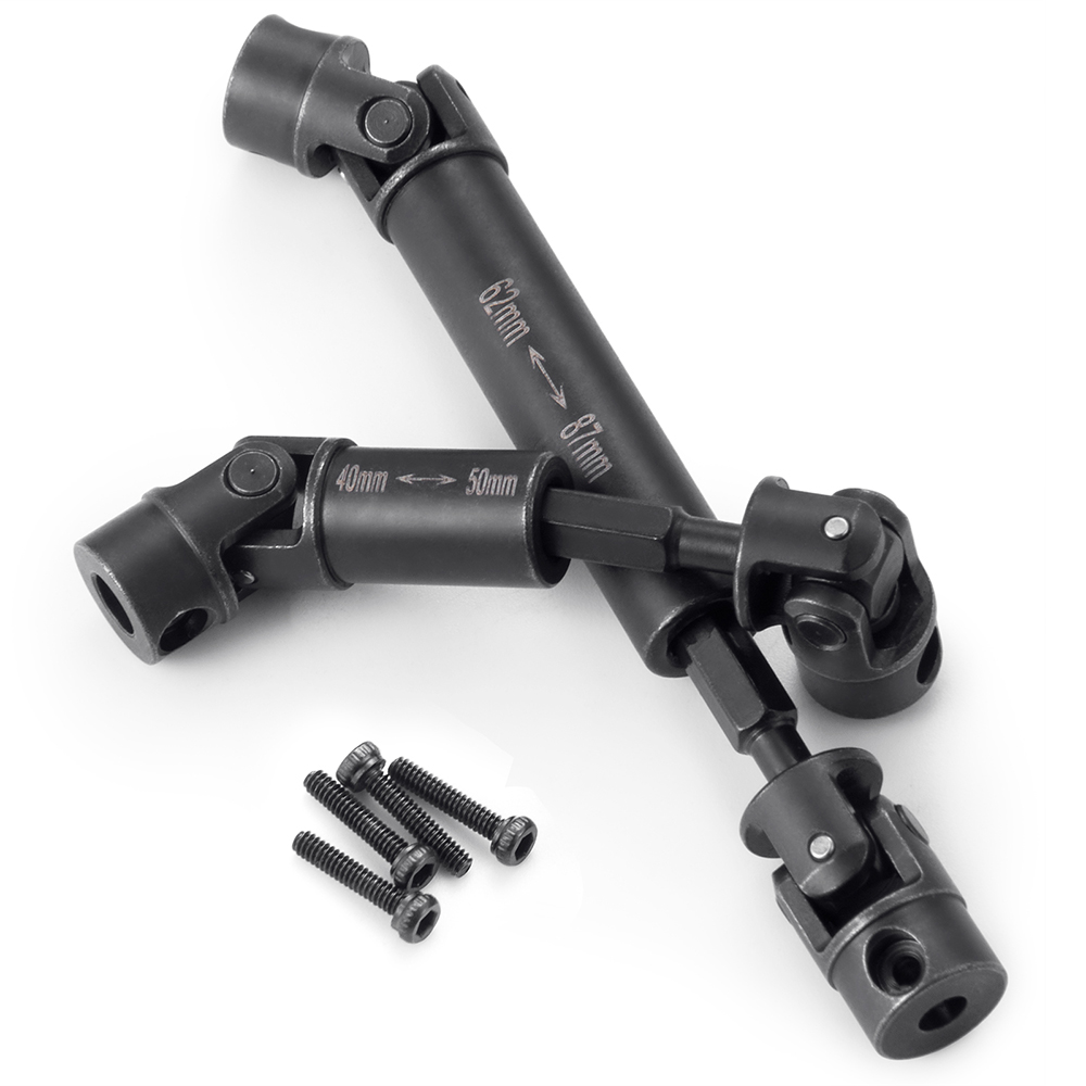 AXSPEED Steel CVD Drive Shafts Chassis Center Driveshaft for 1/18 RC Crawler Car TRX4M K10 High Trail Upgrade Parts