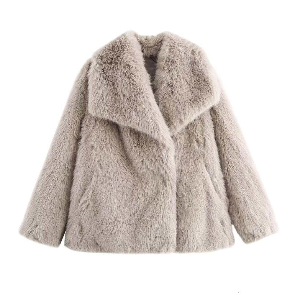 shanshi fur coat women winter women's clothing multi-color fashionable temperament socialite style faux fur jacket