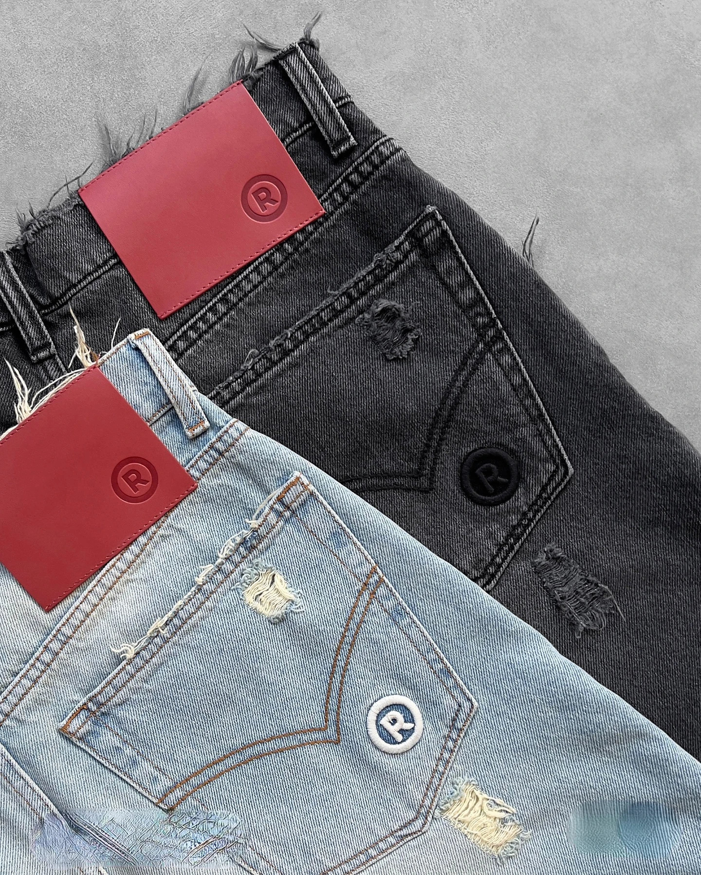 Reaven High Quality Black Punk Washed Denim Shorts Mens Summer Hip Hop Ripped Hole Raw Edge Jorts Y2k Retro Street Jean Shorts 241112