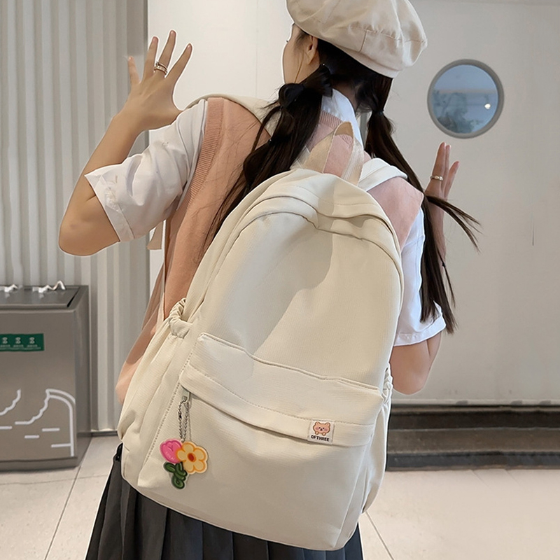 Girls School Bags Backpack Schoolbag Boy Double Shoulder Bag Stationery Rucksack Storage Organizer Large Capacity Laptop Holder 17aae