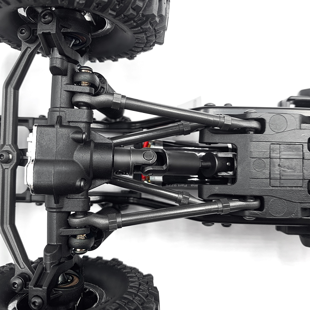 AXSPEED Steel CVD Drive Shafts Chassis Center Driveshaft for 1/18 RC Crawler Car TRX4M K10 High Trail Upgrade Parts