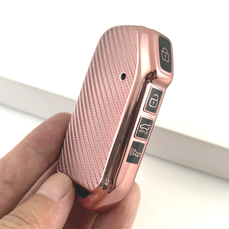 4 Buttons TPU Car Key Case Cover Shell Fob for KIA Sportage R GT Stinger Sorento Ceed Cerato Forte Niro Soul Telluride Keyless