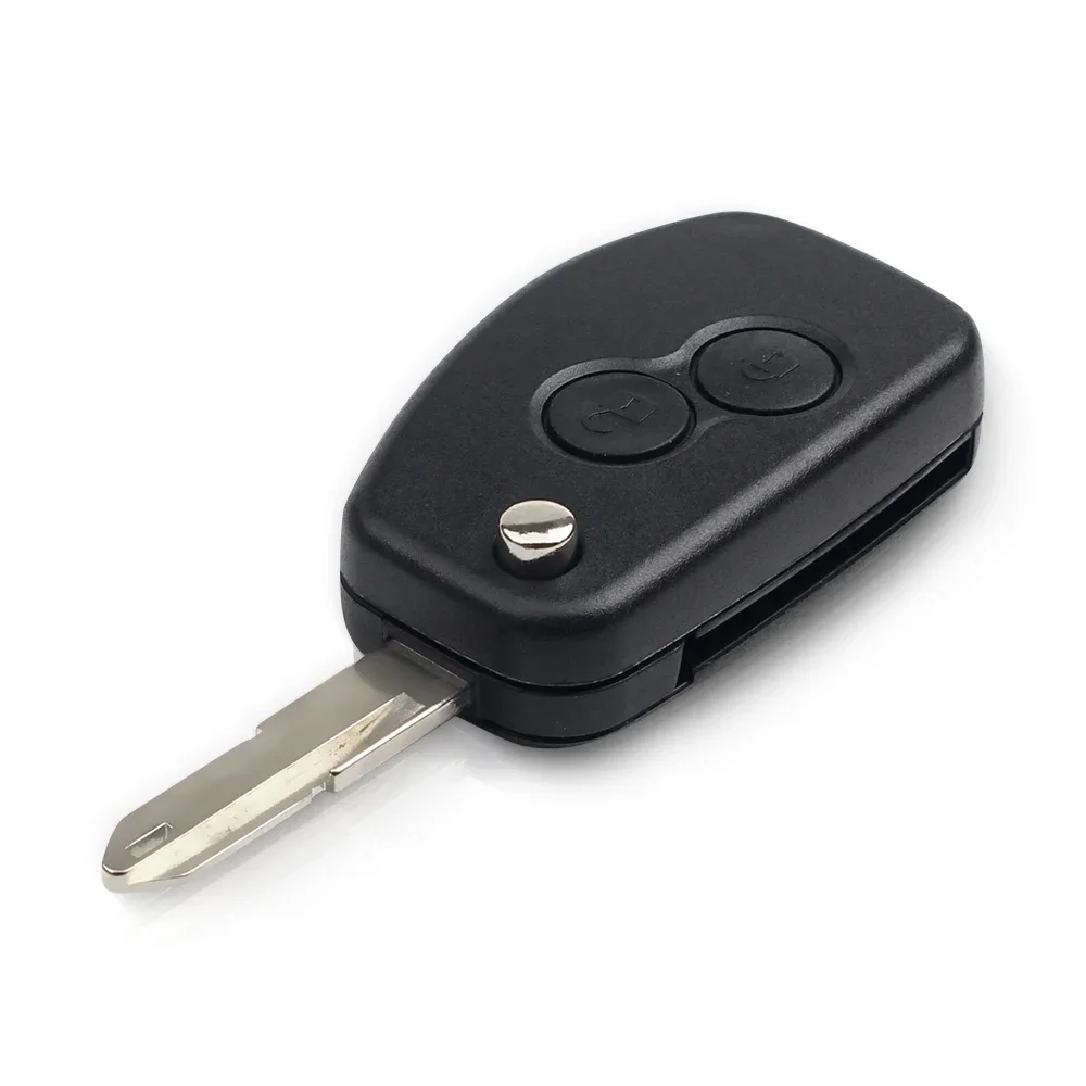 KEYYOU VAC102 Ne72 Modified Key Shell For Renault Renault Dacia Modus Logan Clio Espace Nissan 2 Buttons Flip Remote Fob Case