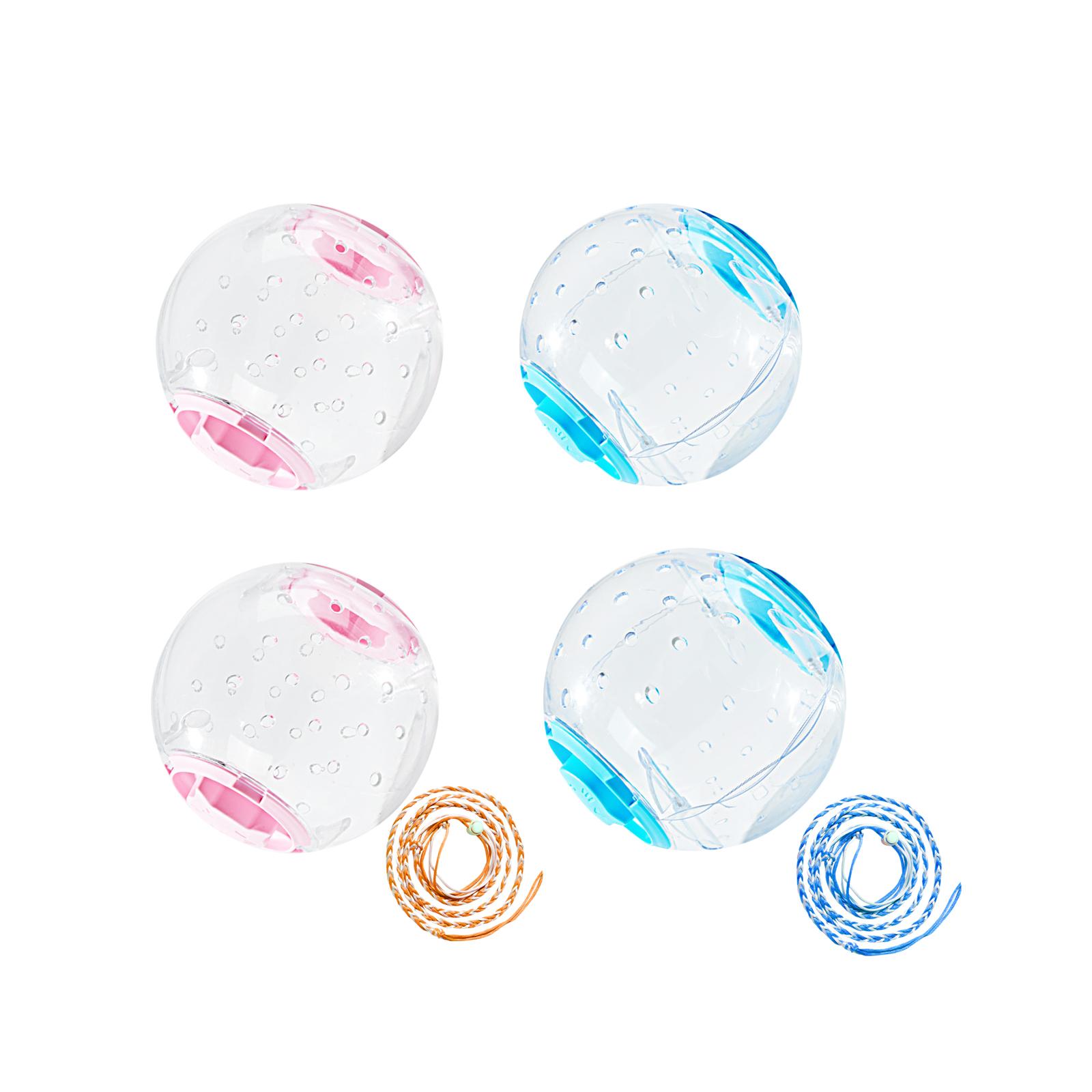 18cm Hamster Exercise Ball Gerbil Ball Wheel Hollowed Out Multifunctional Accessory Easily Install Transparent Small Animal Toy