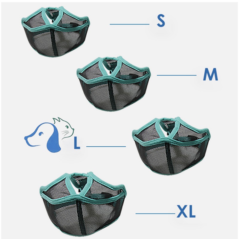 Short Snout Pet Dog Muzzles Adjustable Breathable Mesh French Bulldog Pug Mouth Muzzle Mask Anti Stop Barking Supplies