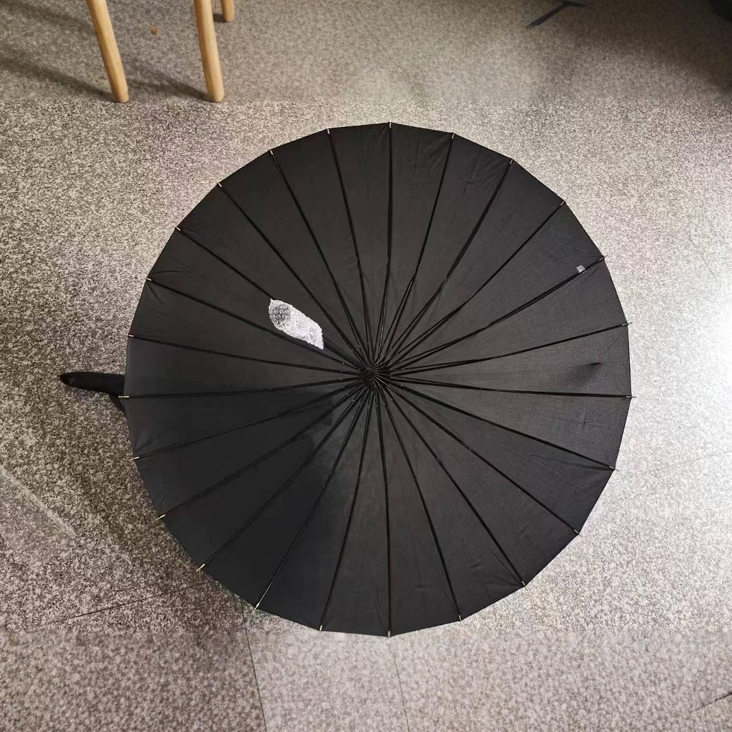 Durable Storm-Proof Straight Pole Umbrella with Reinforced 30 Rib Construction & Extended Handle