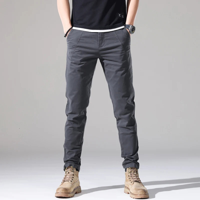 Men Casual Pants Straight Slim Fit Stretch Fashion Drape Wide Legs Mens Streetwear Personality Male Clothing 241112