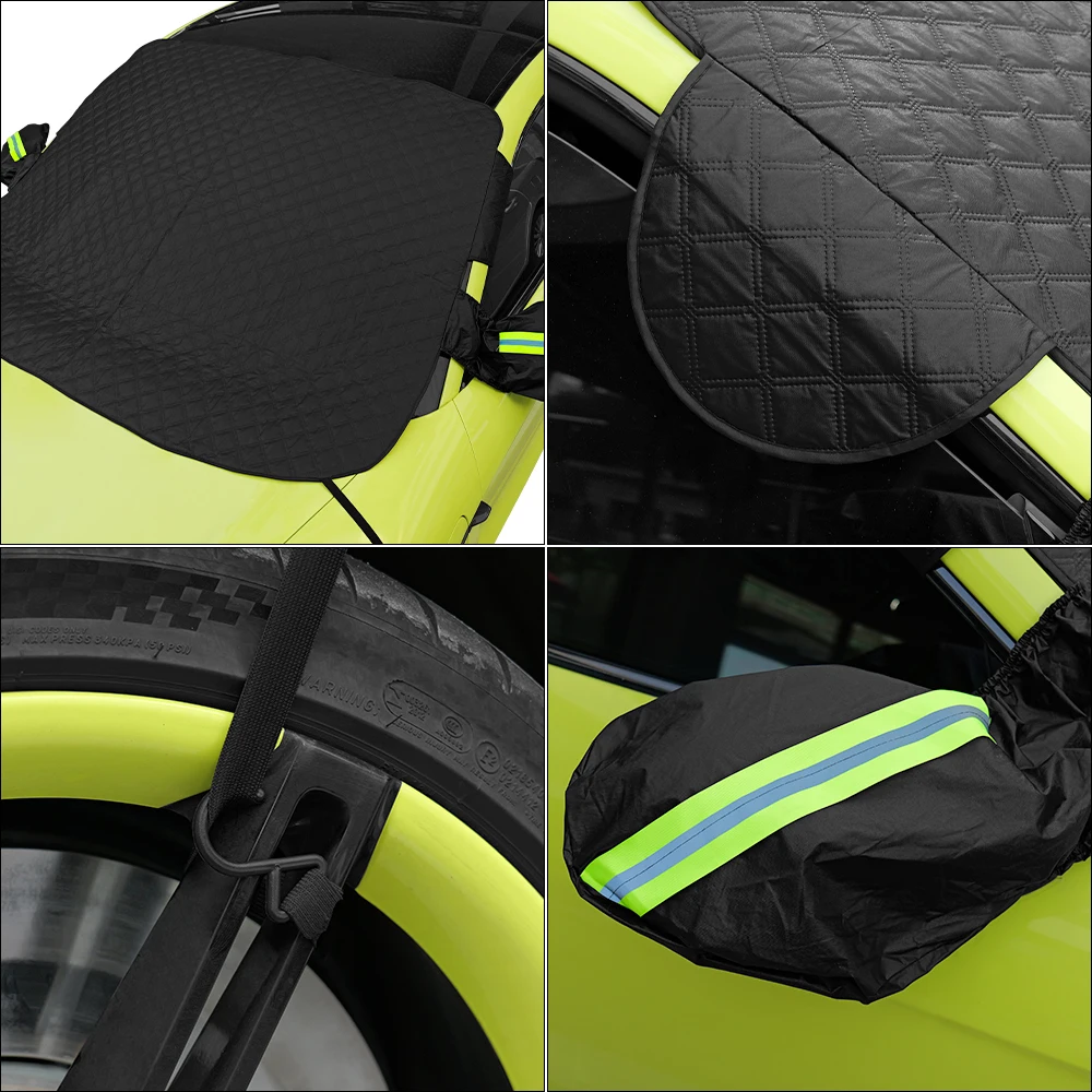 Car Thickened Snow Blocker Sunshade Mat For Voo Skoda Seat Smart Suzuki Ssangyong VW Golf Subaru Tesla Trumpchi SAAB Vauxhall