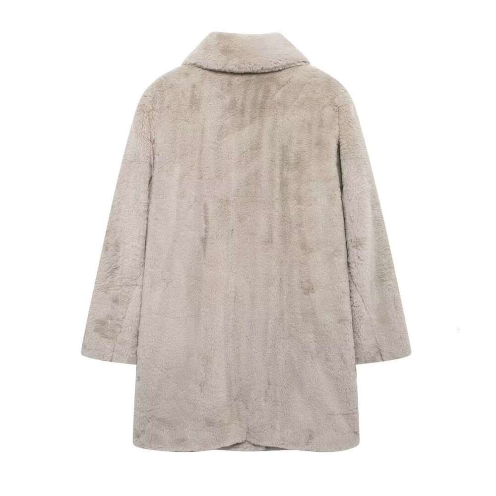 shanshi fur coat women Winter Women's Artificial Fur Effect Coat