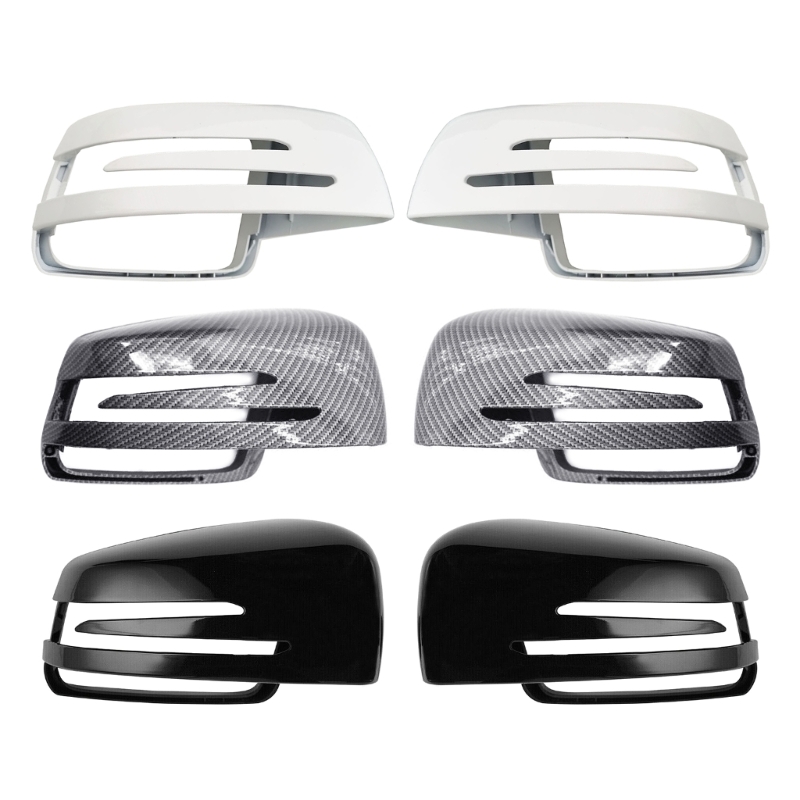 Rearview Mirror Cover Wing Side Mirror Cap Fit For Mercedes W204 Car Decoration f006f
