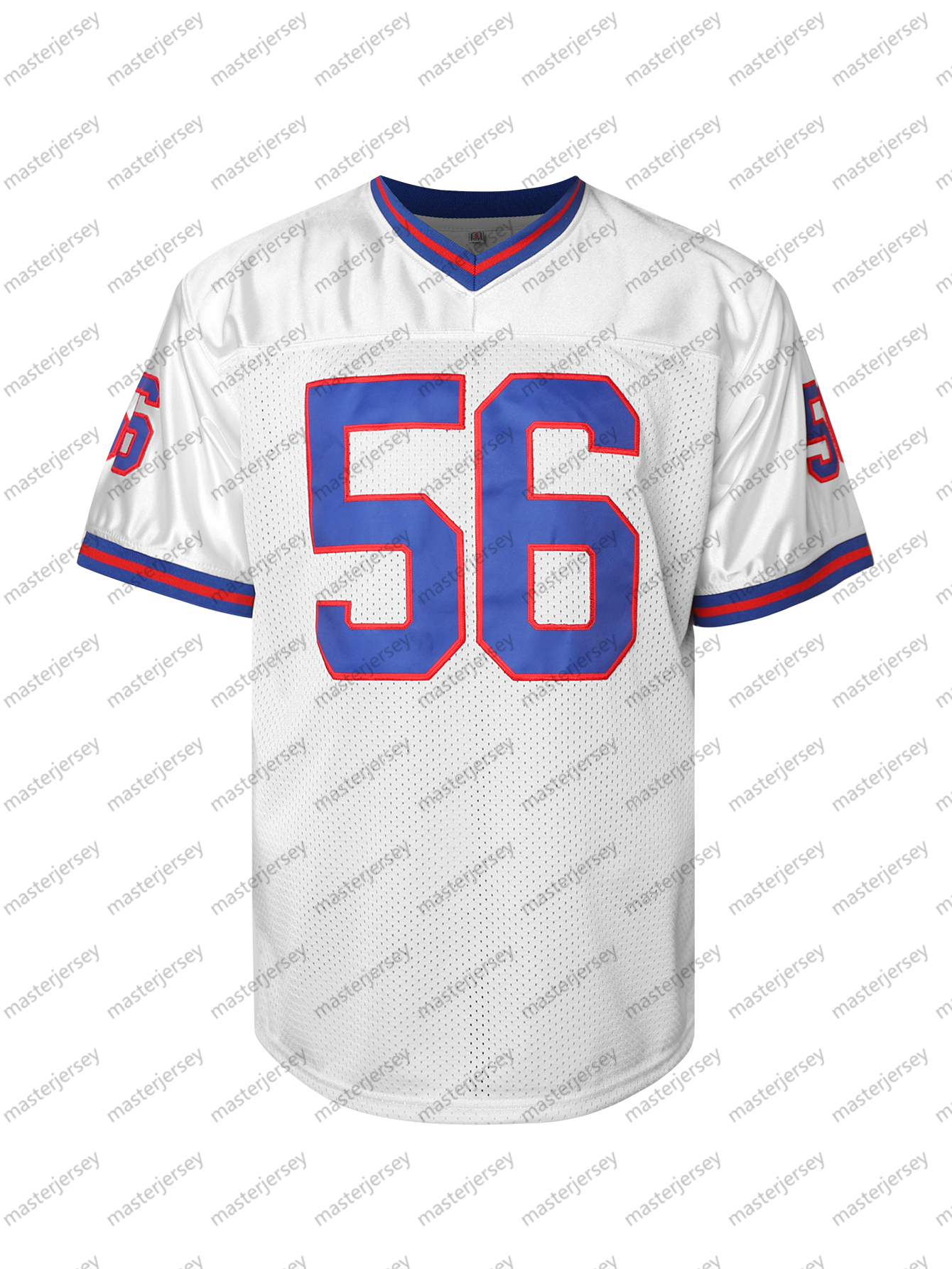 #56 TAYLOR Comfy V-Neck Football Jerseys Men Mesh Embroidery For Training And Competition Breathable Moisture-Wicking Short Sleeve Top for Active Jers