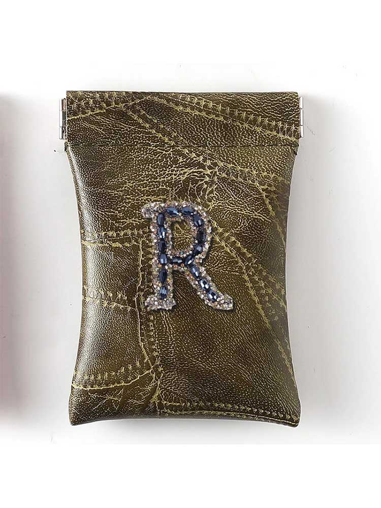 Key Wallets - Strong PU Key & Coin Storage Realist Gold Crystal Decor Dangle b5c77