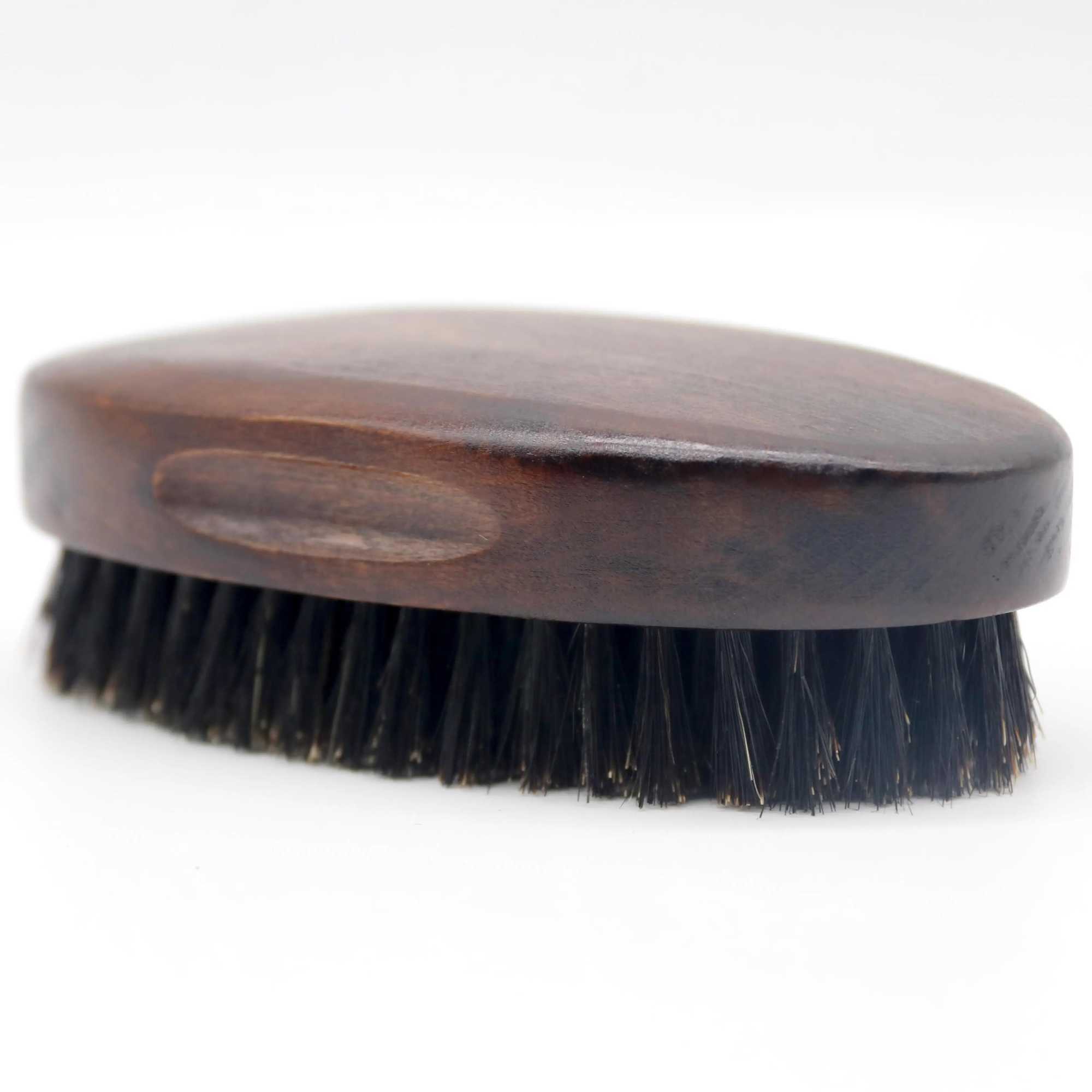 2022 New Natural High Quality Mens Beard Brush Vintage Wooden Beard Comb Used for Mustard Shaving Facial Massage Facial Hair Cleaning W241112