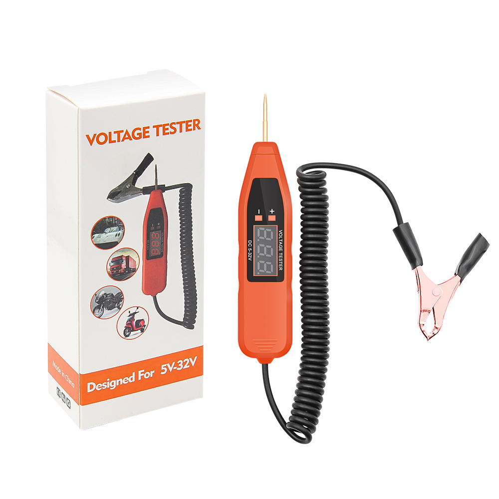 Car Electric Voltage Circuit Tester Pen 5V/24V/32V Dca Detector AC Indicator Electrician Probe Machine Accessories for The Auto