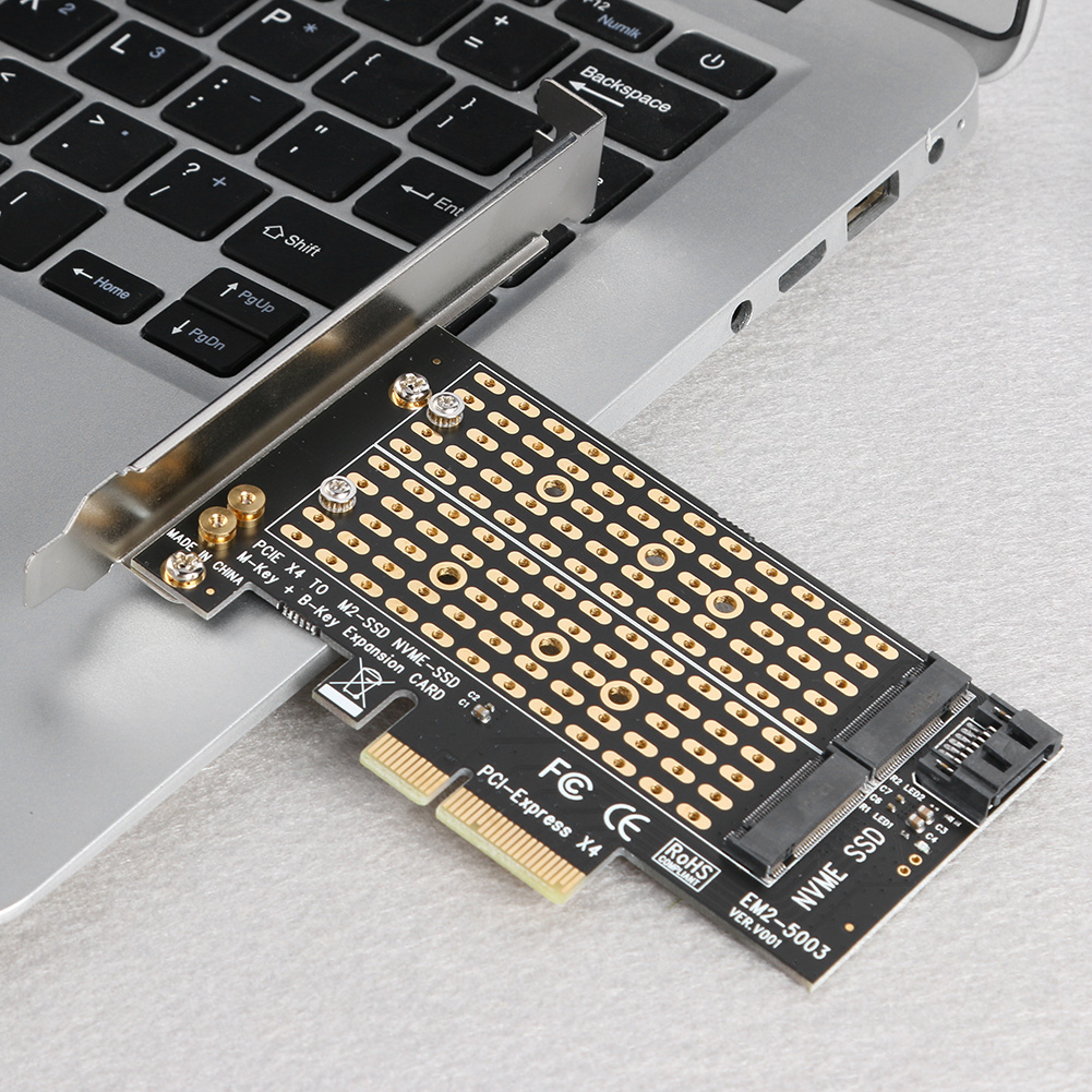 Add On Cards PCIE to M2/M.2 Adapter 2025 SATA M.2 SSD PCIE Adapter NVME/M2 PCIE Adapter SSD new M2 to SATA PCI-E Card for Desktop PC