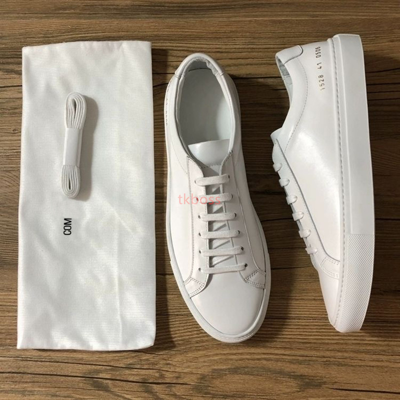 Designer Shoes Achilles Mens Loafers Mens Womens Couples Sneakers Classic Campus Black White Unisex Paris Man Skate Shoes Black White Shoes Size 36-45