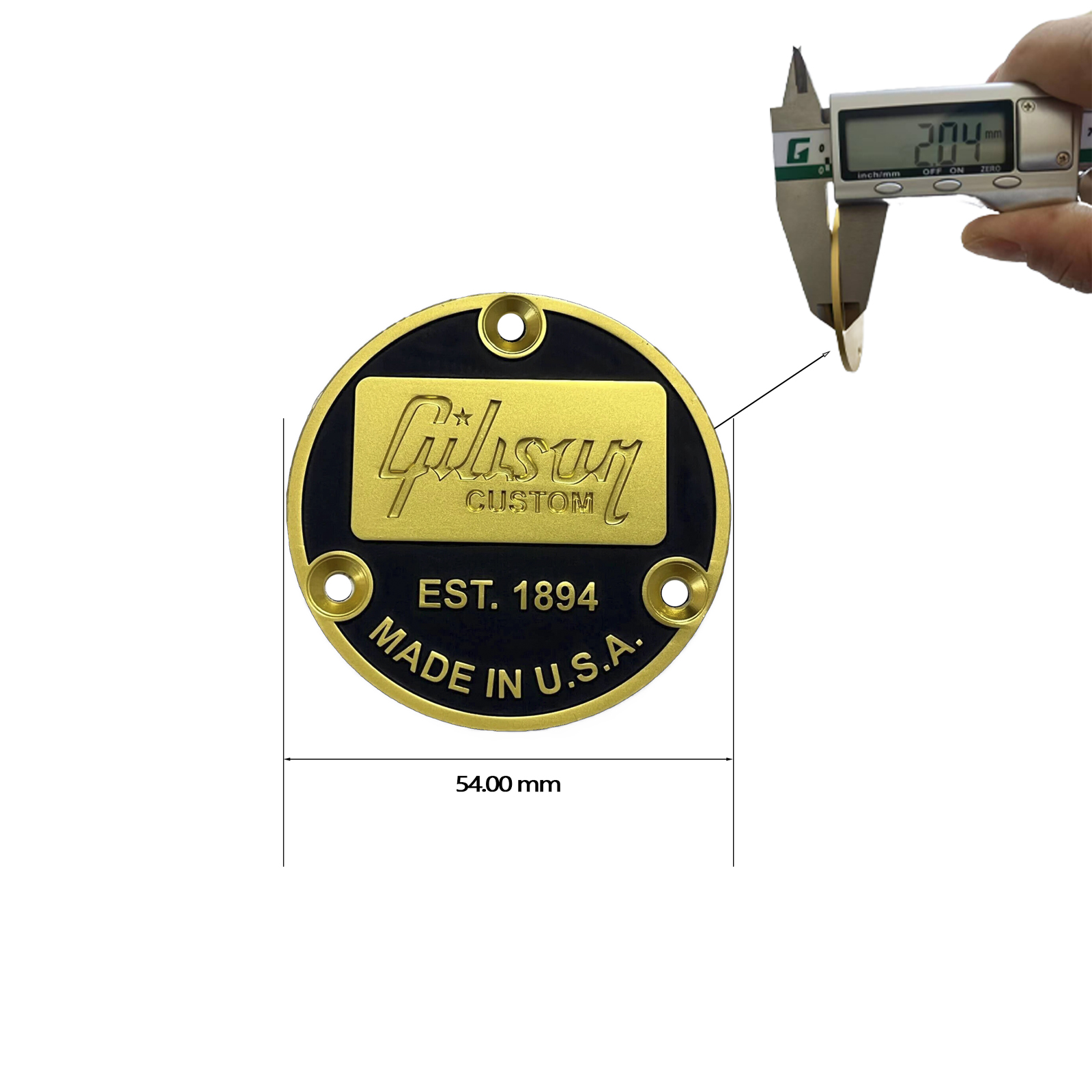 Metal Black EST-1894 Back Plate Cover for Les Paul Guitars Professional Guitar Parts