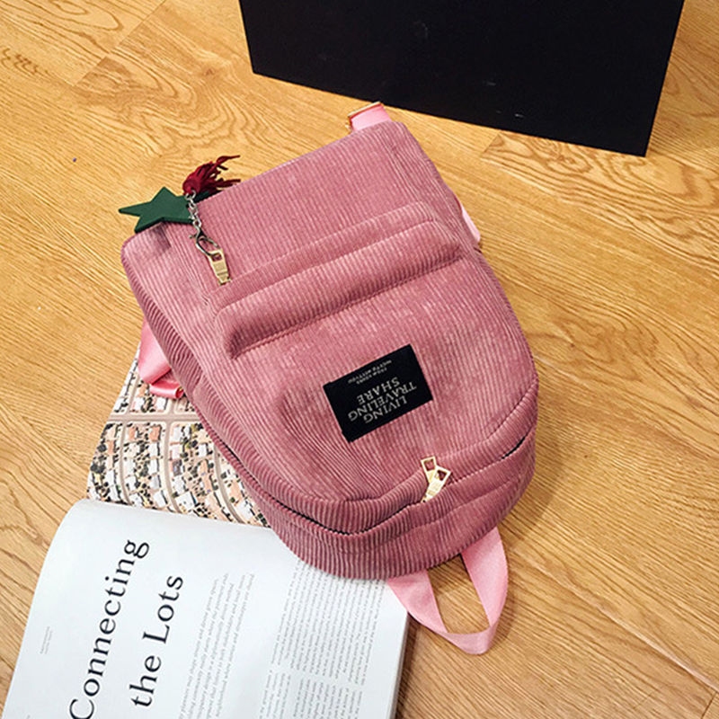 New Casual Women's Backpack, University School Haruku Travel Shoulder Bag, Teenage Girls