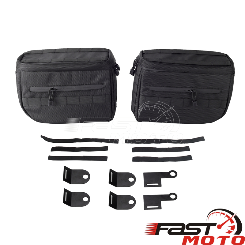 Motorcycle Saddle Bags Side Lage Saddlebag Panniers Bag Universal for Harley Dyna Softail Sportster Chopper Bobber Cafe Racer